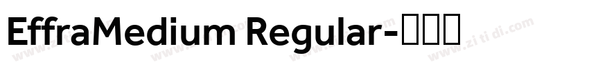 EffraMedium Regular字体转换